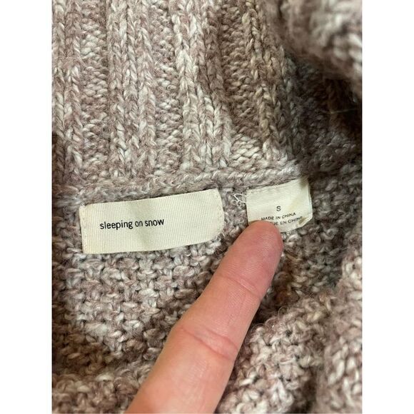 Anthropologie Sleeping on Snow Neves off the shoulder Sweater small - Picture 7 of 9